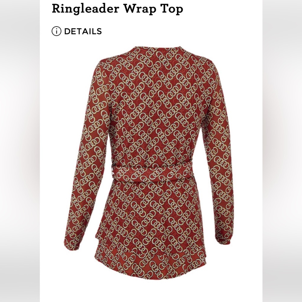 Cabi Ringleader Wrap Top - Picture 6 of 9